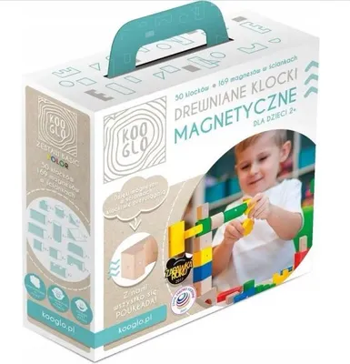 Obrázek produktu pro Dřevěné kostky Basic Colour, 50 ks – Kooglo