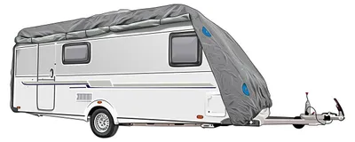 Produktbild von Wohnwagen Plane - Abdeckplane Caravan Cover Schutzhülle Wohnwagenplane