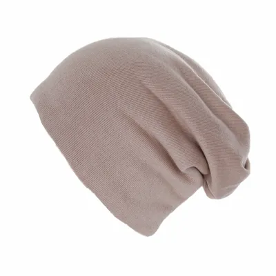 Produktbild von Strick Beanie Unifarbe Kamel-L