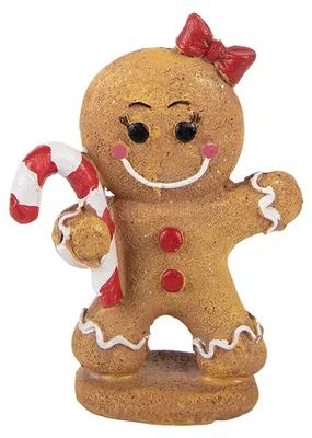 Produktbild von Clayre & Eef Weihnachtsdekorationsfigur 11x5x15 cm Braun Polyresin