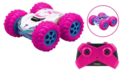 Immagine prodotto di Auto telecomandata fuoristrada - Rotazione 360 gradi - 2,4 GHz - Rosa - Da 5 anni