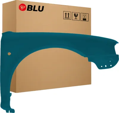 Produktbild von BLU Kotflügel Passend für Skoda Octavia I 1 ( 1U2,1U5 ) 9432 Rechts Blau AdmiralBlau | 1997-2010 | Vorderseite Vorne | Lackiert | Einbaufertig
