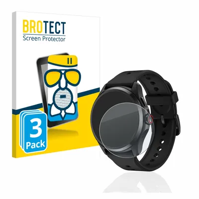 Produktbild von 3x BROTECT Entspiegelungs Schutzglas für Mobvoi TicWatch Pro 5 Schutzfolie Panzer Folie Glas Display Schutz matt