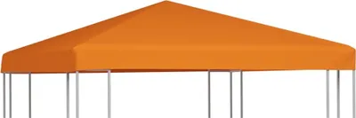Produktbild von Pavillondach 310 g/m² 3x3 m Orange , Pavillon Dächer und -Seitenteile Design 2024