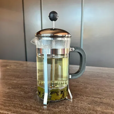 Glas-Teekanne French Press 1 l, Borosilikatglas