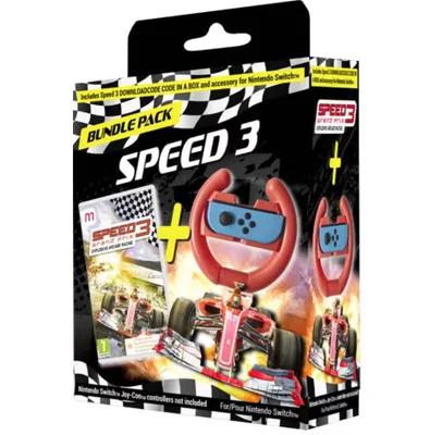Produktbild von Lenkrad + SPEED 3-Downloadcode – Nintendo Switch