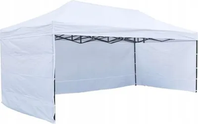 Produktbild von BDW Pavillon, Zelt, Partyzelt für Garten, Terasse, Messe - Pavillon, Weiß