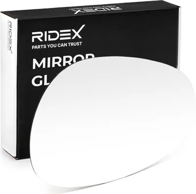 Produktbild von RIDEX Spiegelglas Außenspiegel Links für FIAT 500 (312) Konvex Unbeheizt 1914M0336