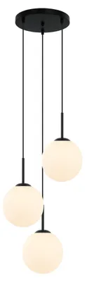 Immagine prodotto di DEORE PND-5578-3S-BK Lampada a sospensione Italux