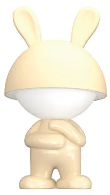 Productafbeelding van Luxus Europe - Nachtlamp Kinderkamer Mouse Crème - Draadloos LED Nachtlampje Kinderen - USB-C Oplaadbaar