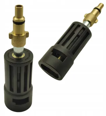 Image de Rosfix Adaptateur Nilfisk Alto Vers Kärcher K à Baïonnette – Raccord en Laiton | 160 bar, 60 °C | Installation Sans Outil