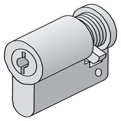 Imagen del producto de Cilindro de media carcasa para la conversión a puertas con cerradura (676-062)