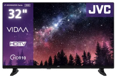 Produktbild von JVC LT-32VDH2555 Fernseher 32 Zoll Smart TV VIDAA HD-Ready HDR TV mit Triple-Tuner, LED TV (2026)