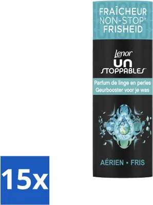 Produktbild von Lenor Unstoppables - Duftverstärker - Frisch - 13 Wäschen - Vorteilspack - 15 Stücke