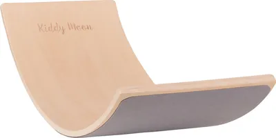 Produktbild von KiddyMoon Dřevěná balanční deska pro děti Dřevěná houpací deska Montessori hračka pro děti Balanční deska pro děti Dřevěné hračky Wobble Board 80x30cm, Prírodné, Filz
