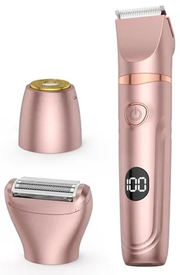 Imagen del producto de Lady Shaver para mujeres, recortador de bikini 3 en 1 para uso húmedo y seco, depiladora eléctrica sin dolor para piernas, cuerpo y zonas sensibles