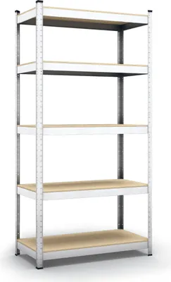 Produktbild von Lagerregal Kellerregal HausRegal BüroRegal Steckregal Schwerlastregal  Lager- & Regalsysteme 1800x750x400-5/175 kg Verzink