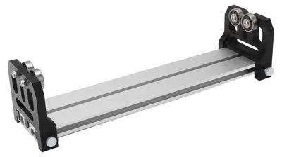 Pfeilgeradheitsprüfer aus Aluminium, abnehmbar, 30x6x1,5 cm