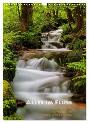 Produktbild von Alles im Fluss - Schwarzwaldwasser (Wandkalender 2027 DIN A3 hoch), CALVENDO Monatskalender