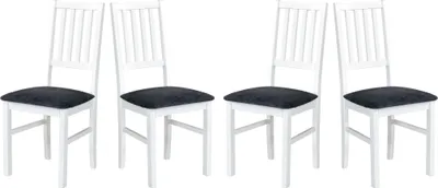 Image de Chaise de salle à manger - Set 4x Nilo 7 , blanc, dora 95