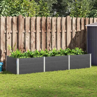 Obrázok produktu pre vidaXL Zvýšená posteľ sivá 300x100x54 cm WPC