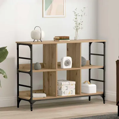 Image de Buffet vidaXL en chêne Artisan 102 x 32 x 73,5 cm