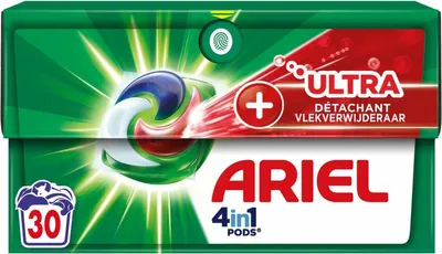 Produktbild von Ariël Pods 4in1 - 30sc699gr - +ultra vlekverwijderaar wasmiddel