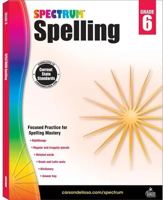 Produktbild von Spectrum Spelling, Grade 6