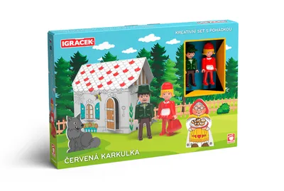 Produktbild von Rotkäppchen - Kreativset mit Märchen
