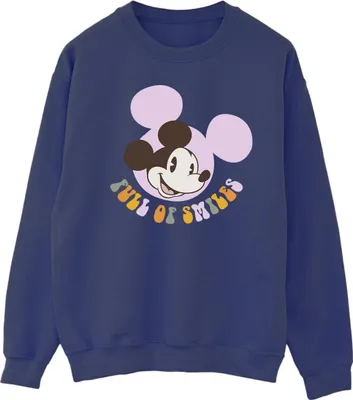Image de Disney - Sweat-shirt « Full Of Smiles » pour homme BI40092 (S) (bleu marine)