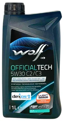 Produktbild von Wolf OfficialTech 5W-30 C2/C3 1 Liter (1051980)