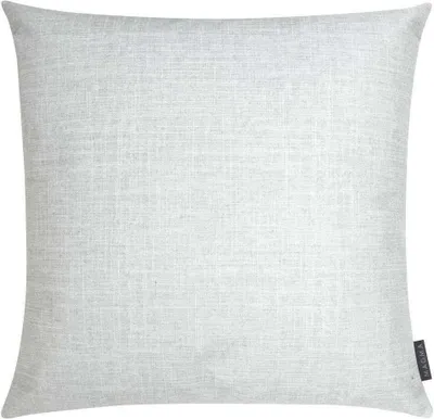 Produktbild von Magma Jacquard Kissenhülle Carol Uni Microfaser Reißverschluss Kissenbezug Dekokissen Sofakissen Zierkissen 50x50 cm Grau