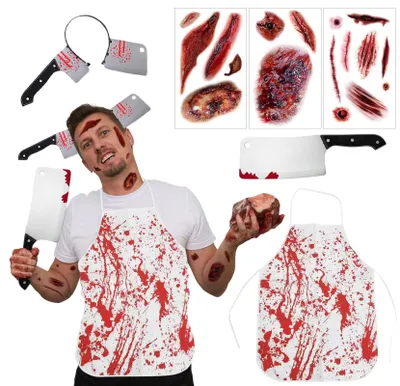 Imagen del producto de Conjunto de disfraz de Halloween para adultos, de 6 piezas