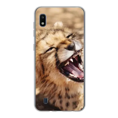 Produktbild von MuchoWow® Handyhülle Schutzhülle Hülle für Samsung Galaxy A10 Gepard - Tier - Nahaufnahme Silikon Softcase Handy Hülle - Schutzhülle