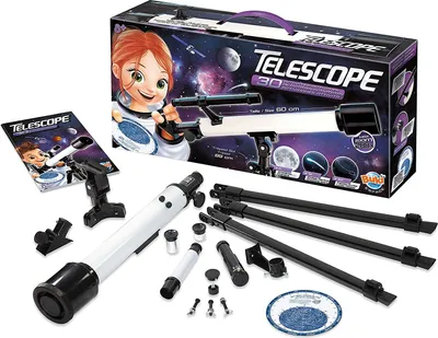 Produktbild von Buki Teleskop Lernspielzeug 30 Aktivitten Sternenbeobachtung