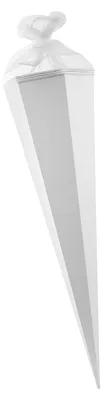 Produktbild von Bastelschultüte sechseckig, 85 cm weiß