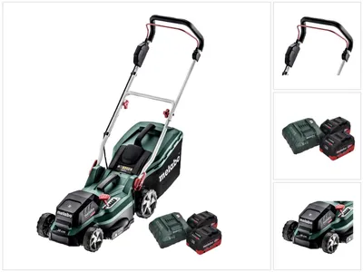 Produktbild von Metabo RM 36-18 LTX BL 36 Akku Rasenmäher 36 V ( 2x 18 V ) LTX Brushless + 2x Akku 8,0 Ah + Ladegerät