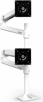 Produktbild von Ergotron LX Doppelmonitorarm 40" 9.1kg Weißer Schreibtisch 45-509-216