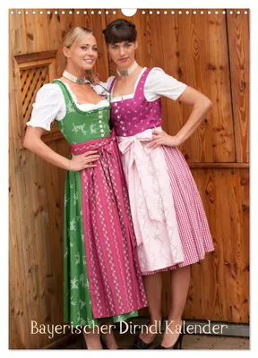 Produktbild von Bayerischer Dirndlkalender (Wandkalender 2027 DIN A3 hoch), CALVENDO Monatskalender