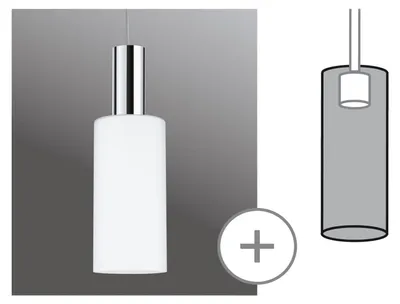 Produktbild von URail Schirm 2Easy Raja  100mm Opal