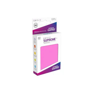 Produktbild von Ultimate Guard Supreme UX Sleeves Japanische Größe Pink (60)