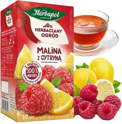 Produktbild von Herbata owocowa Malina i Cytryna 20 torebek