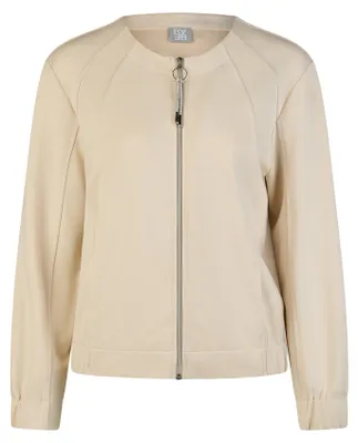 Produktbild von Rabe Damen Jacke Beige Größe 36 mit überschnittener Schulter und Reißverschluss