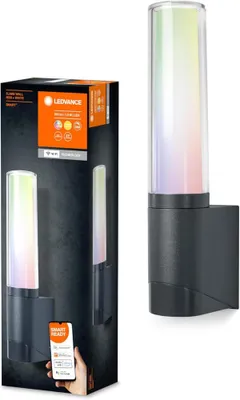 Produktbild von LEDVANCE 478275, Intelligente Wandleuchte, WLAN, Grau, Aluminium, Polycarbonat (PC), 3000 K, 320 lm