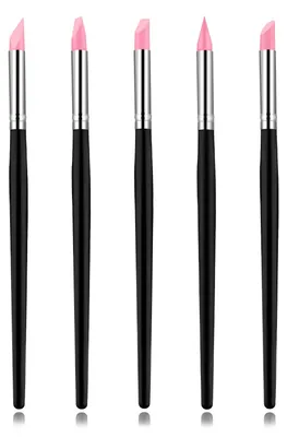 5er Set Silikon-Modellierwerkzeug, 20 cm, für lufttrocknenden Ton