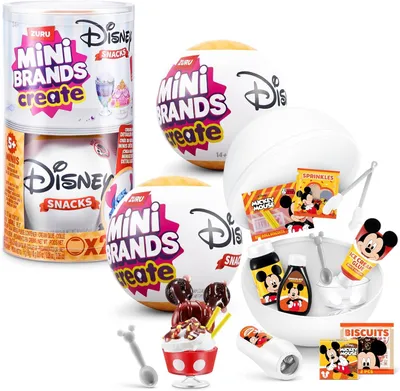 Immagine prodotto di Capsule collezionabile in miniatura con snack Disney - Serie 1