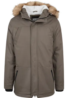 Produktbild von Urban Classics - HEAVY Baumwolle Kunstpelz Parka oliv - L