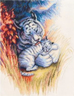 Obrázok produktu pre Súprava RTO na vyšívanie krížikom "Hneď ako vyrastieš a zosilnieš", počítaný vzor, 22,5x29,5cm