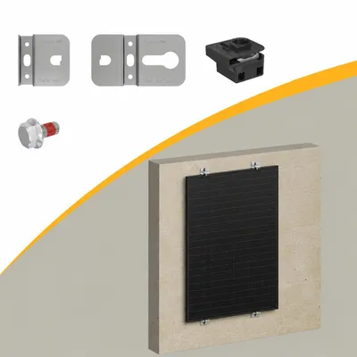 Produktbild von Powerness® Fischer Fassadenhalterung für Balkon (1 Set) 0% MwSt