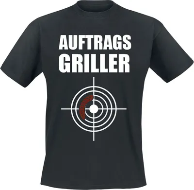 Produktbild von Food T-Shirt Herren Auftragsgriller schwarz L